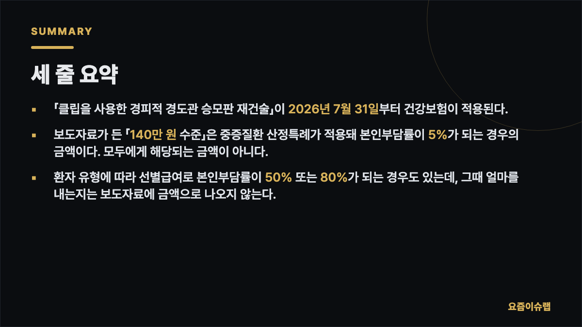 세 줄 요약 내용을 정리한 카드 이미지