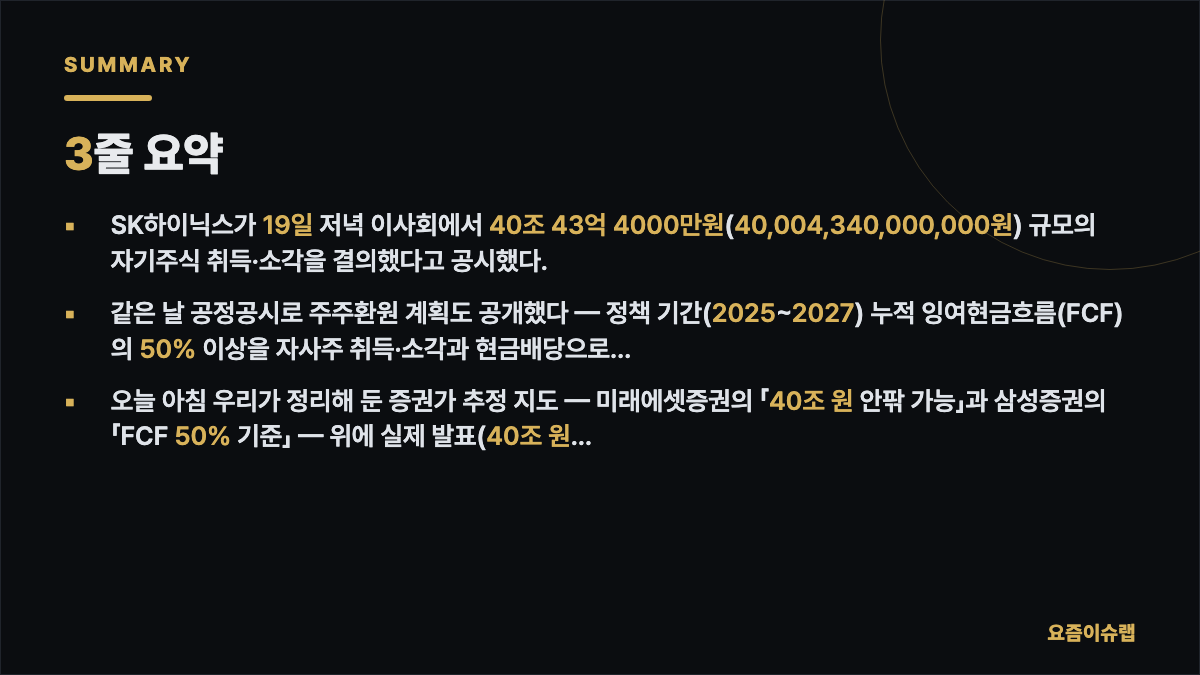 3줄 요약 내용을 정리한 카드 이미지